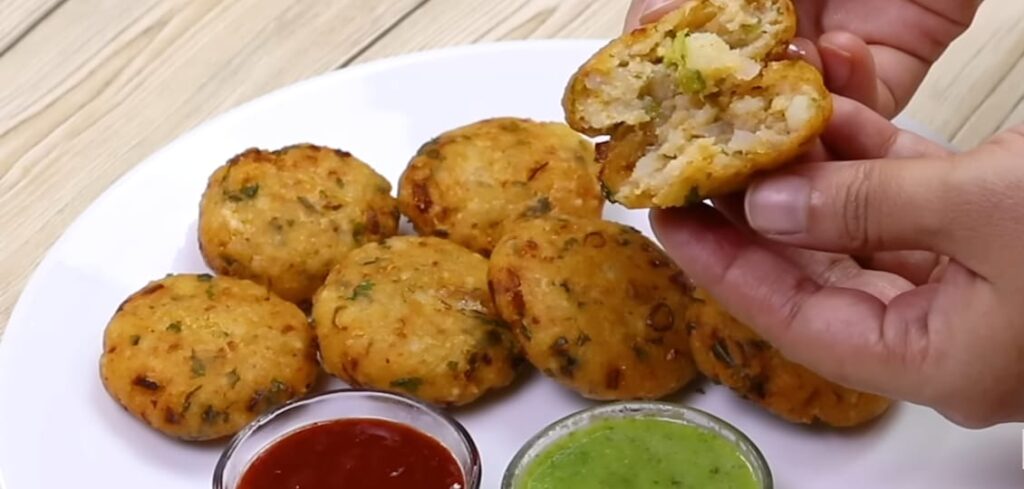 poha aloo tikki chat 10 minute me